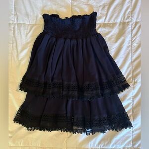 Maje Ruffled Tier Mini Skirt